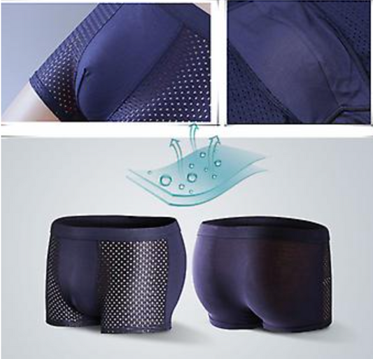 Performance Pro:'Feel the Breeze' Breathable Mesh Boxer Briefs